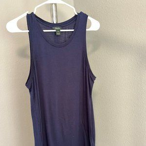 Roots Navy Long Tank Top